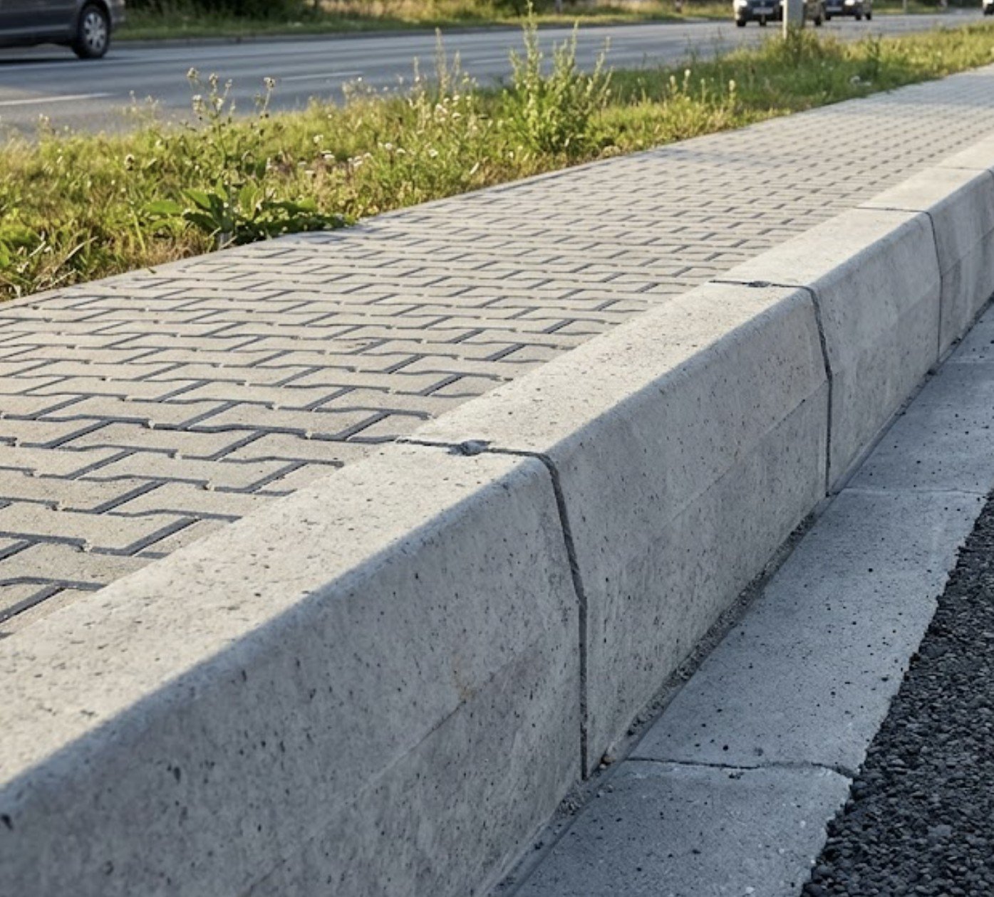 حجر رديف لتنظيم الحواف