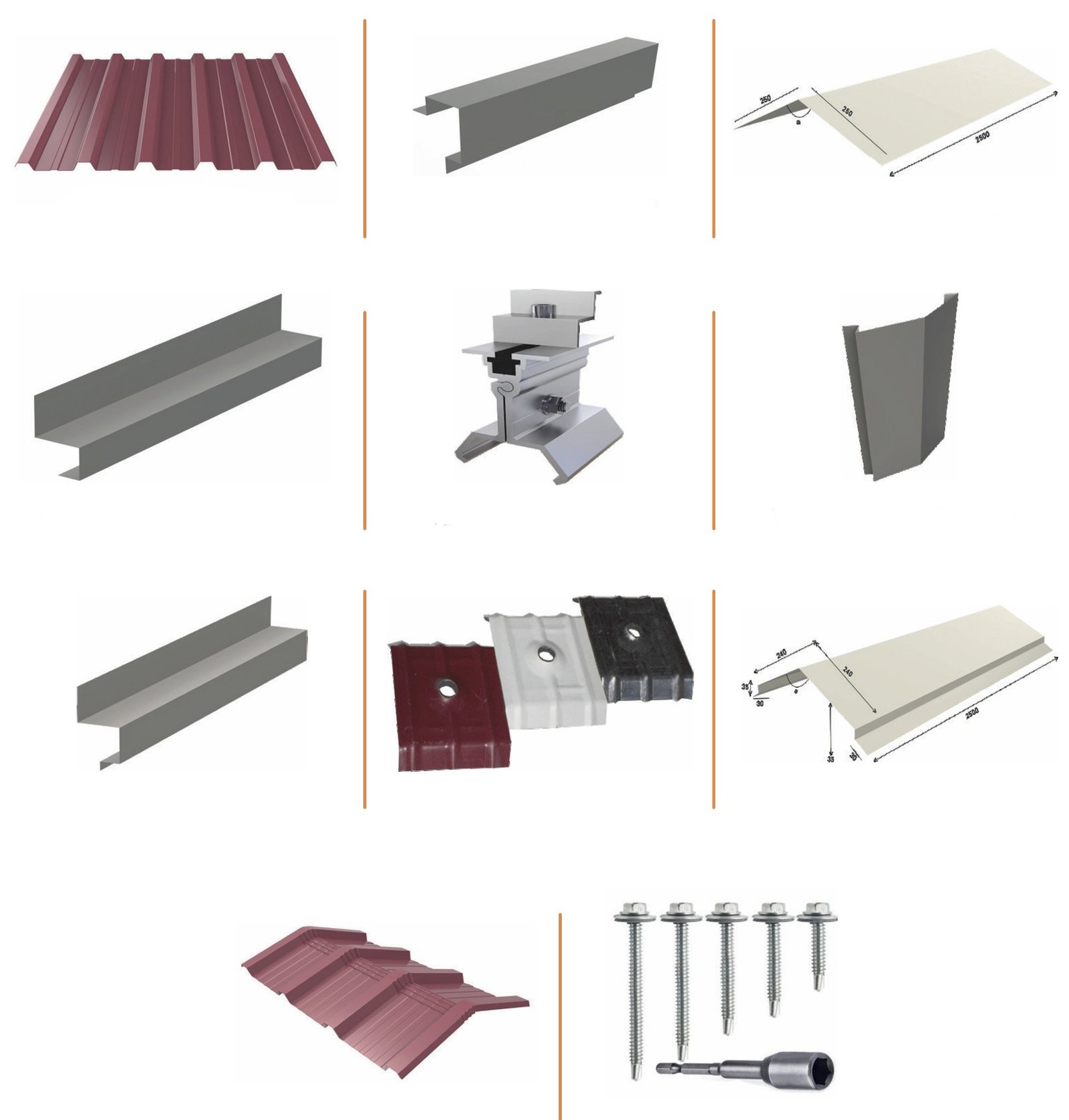 Accessories and installation details