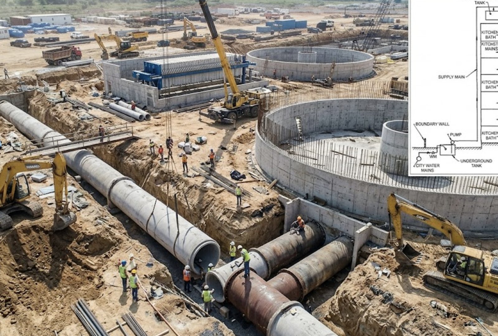 مشاريع مياه وإصحاح